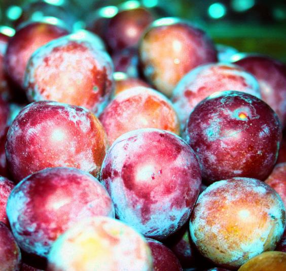 Prunus domestica 'Tricolor' - Ameixeira, Ameixa Tricolor