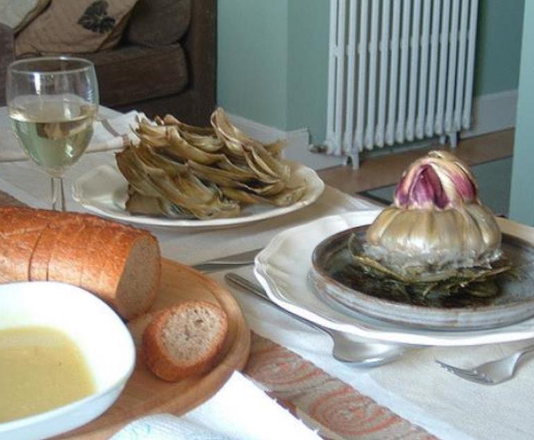Cynara cardunculus ssp. Scolymus 'Gros Vert de Laon' - Alcachofra Vert de Laon, Alcachofra de Provença