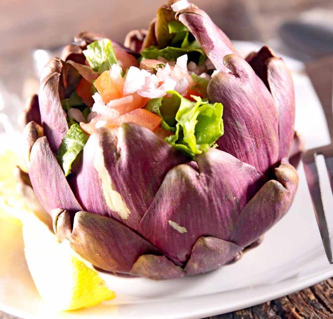 Cynara cardunculus ssp. Scolymus 'Violetta di Chioggia' (Heirloom) - Alcachofra Violeta Italiana, Alcachofra Sem Espinho