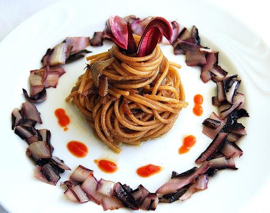 Cichorium Intybus Rossa Di Treviso - Endívia Italiana Roxa, Chicória Roxa De Treviso, Radicchio