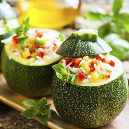 Cucurbita Pepo De Nice (Certificação Orgânica) - Abobrinha Redonda Francesa, Abobrina De Nice, Guloseima Recheada