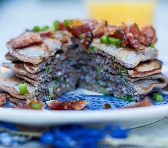 Zea mays Papas' Blue (certificação orgânica) - Milho Azul de Papas, Milho Azul Cobalto